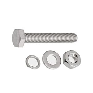 CHANWA Stainless Steel Hexagonal Bolts and Nuts Set Daquan Extended Screw Combination (Size : M5*12)