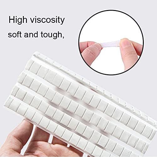 102 Pcs Adhesive Poster Sticky Tack Putty,Removable Putty Non-Toxic Mounting Poster Putty Reusable Wall Safe Tack Putty for Wall Hanging Pictures Museum, Cleaning, Nail (White)
