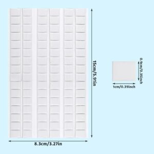 102 Pcs Adhesive Poster Sticky Tack Putty,Removable Putty Non-Toxic Mounting Poster Putty Reusable Wall Safe Tack Putty for Wall Hanging Pictures Museum, Cleaning, Nail (White)