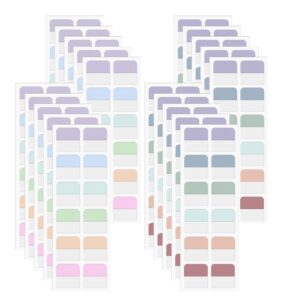 240 pcs 1inch colored book sticky index tabs dividers repositionable book page markers tabs annotation tab stickers label sticky tabs for notebooks binders file classification