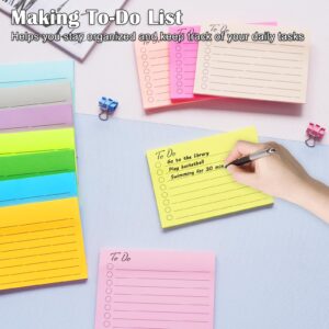 (12 Pack) to Do List Sticky Notes, 3x4 in Post, 504 Sheets to Do lined Sticky Notes, 12 Colors to Do List Notepad, to Do List Planner, Daily to Do List Notepad, to Do Notepad, Todo List Notepad