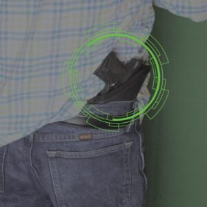 Sticky Holsters Concealment Holster for Men and Women - OR-5 MOD - Fits Glock 42,43,43X,26,27, Sig Sauer P365 and Similar with Optic Setups, Lights and Lasers - Ambidextrous - IWB/Pocket Carry