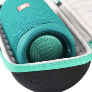 Khanka Hard Travel Case Replacement for JBL FLIP5 Flip 5 / Flip 6 Waterproof Portable Bluetooth Speaker (Teal)