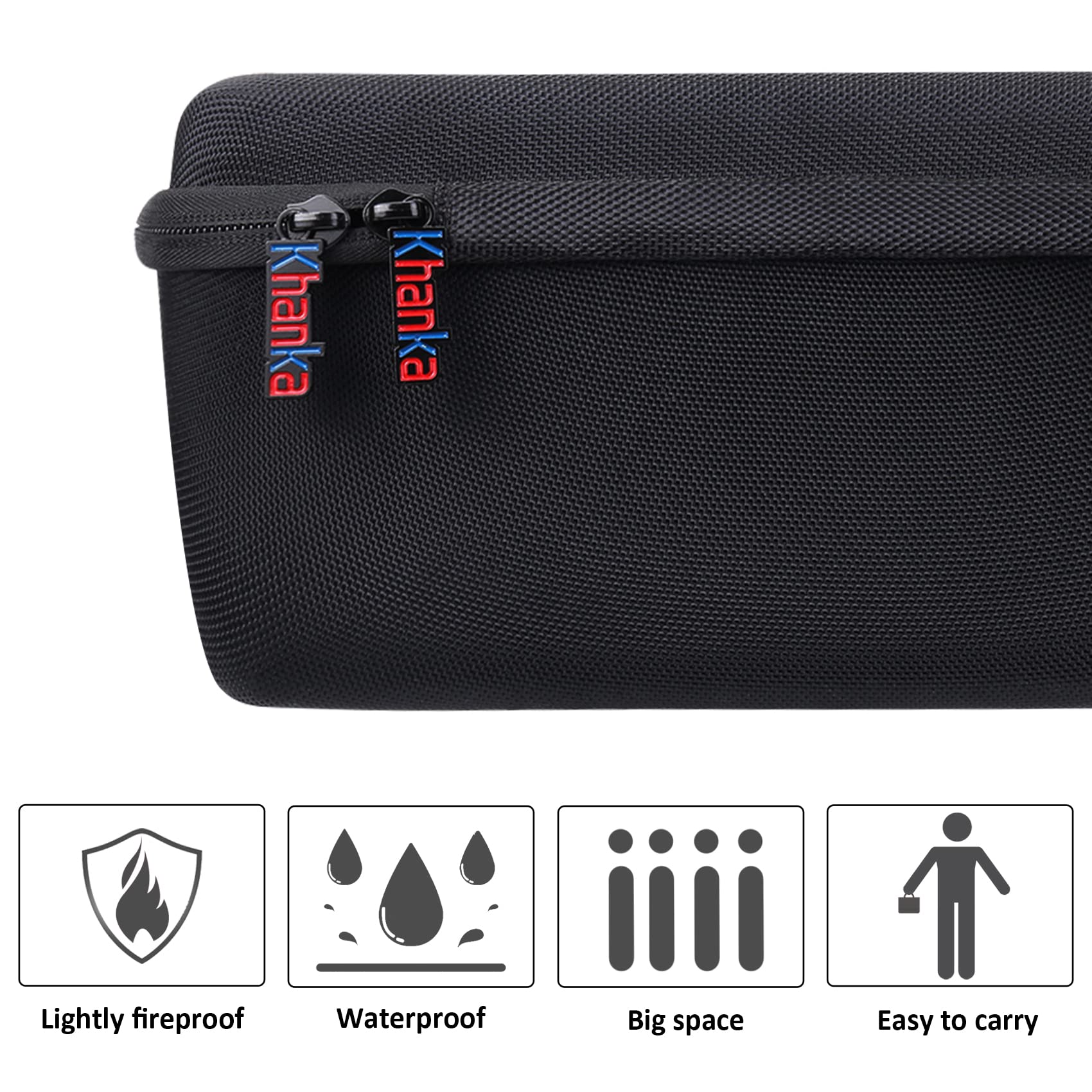 khanka Hard Carrying Case Replacement for Logitech for Creators Blue Yeti USB Microphone/Blue Yeti X USB Computer Mic, Case Only