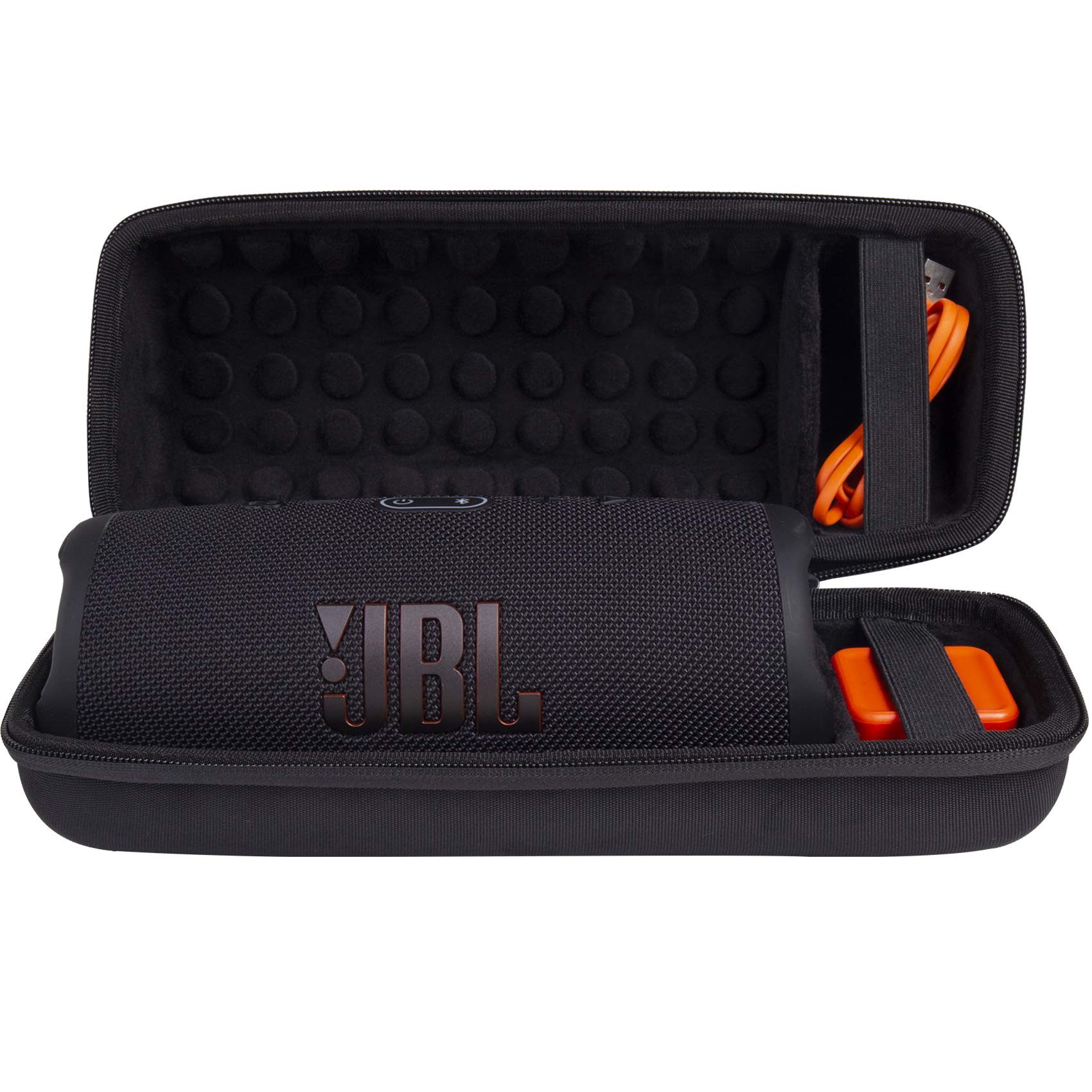 Khanka Hard Travel Case for Replacement for JBL Charge 4 / JBL Charge 5 Portable Waterproof Bluetooth Speaker (Inside Black)