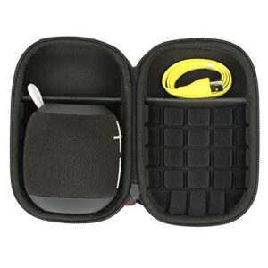 khanka Hard Travel Case replacement for Ultimate Ears UE Wonderboom 1/2/3 Portable Waterproof Bluetooth Speaker (Black)