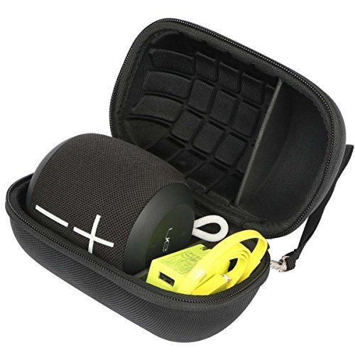 khanka Hard Travel Case replacement for Ultimate Ears UE Wonderboom 1/2/3 Portable Waterproof Bluetooth Speaker (Black)