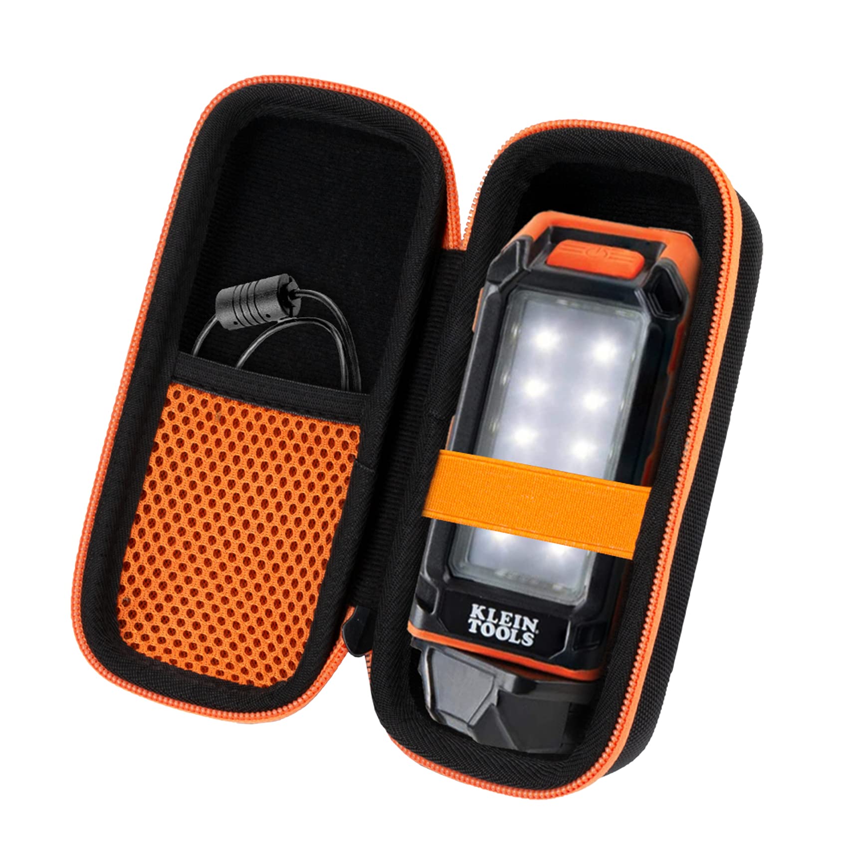 Khanka Hard Travel Carrying Case Replacement for Klein Tools 56403 LED Light, Flashlight/Worklight