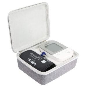 khanka hard travel case replacement for omron silver blood pressure monitor blood pressure machine bp5250, case only