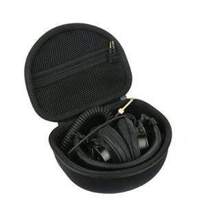 khanka hard headphone case replacement for travel bag for audio-technica ath m50 m40x m50x m30x m50xmg professional studio monitor headphones headset headphone (black1)