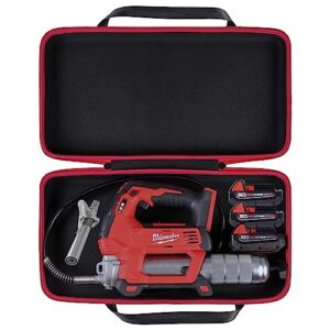 khanka hard case replacement for milwaukee 2646-20 m18/2646-21ct m18-spd grease gun,case only.