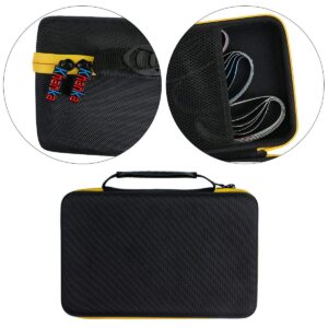 Khanka Hard Travel Case Replacement for Work Sharp Knife & Tool Sharpener/Ken Onion Edition (yellow zipper)