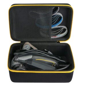 Khanka Hard Travel Case Replacement for Work Sharp Knife & Tool Sharpener/Ken Onion Edition (yellow zipper)
