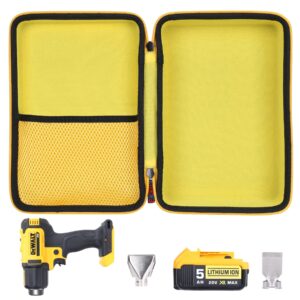 khanka Hard Storage Case Replacement for DEWALT 20V MAX Cordless Heat Gun (DCE530B), Case Only