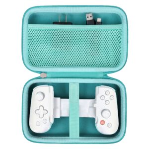 khanka Mobile Gaming Controller Carrying Case Compatible with Backbone One iOS Mobile Gaming Gamepad/Controller, Case only (Teal)