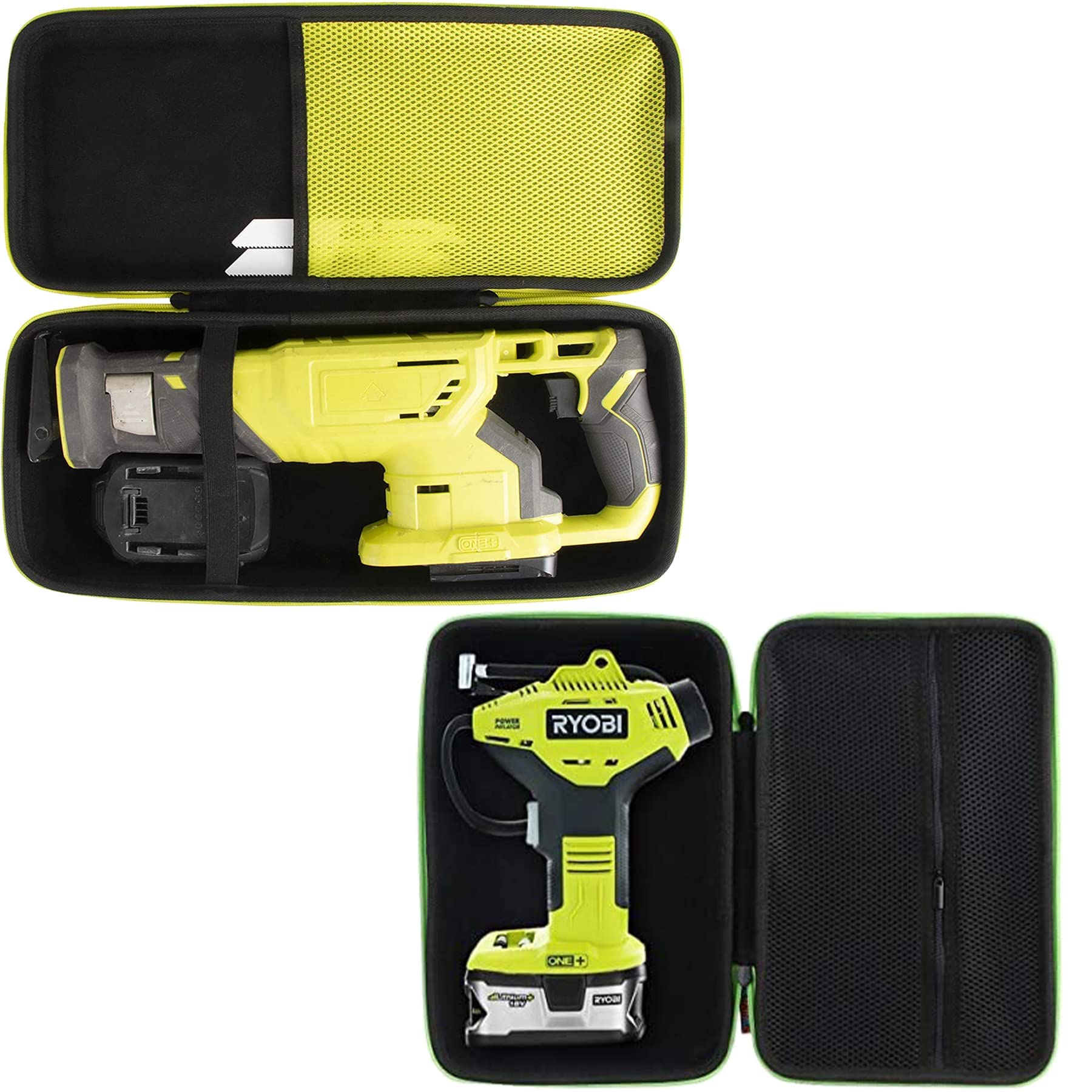 khanka Hard Travel Case replacement for Ryobi P737 18-Volt ONE+ Portable Cordless Power Inflator/Ryobi P519 18V One+ Reciprocating Saw