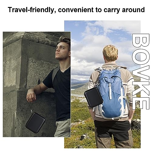 BOVKE Hard Carrying Case for Baseus 100W Blade USB C Portable Laptop Charger, Blade 100W HD/Blade 2 65W Super Fast Charging Laptop Power Bank for Laptop Phone, Mesh Pocket for Charging Cables, Black