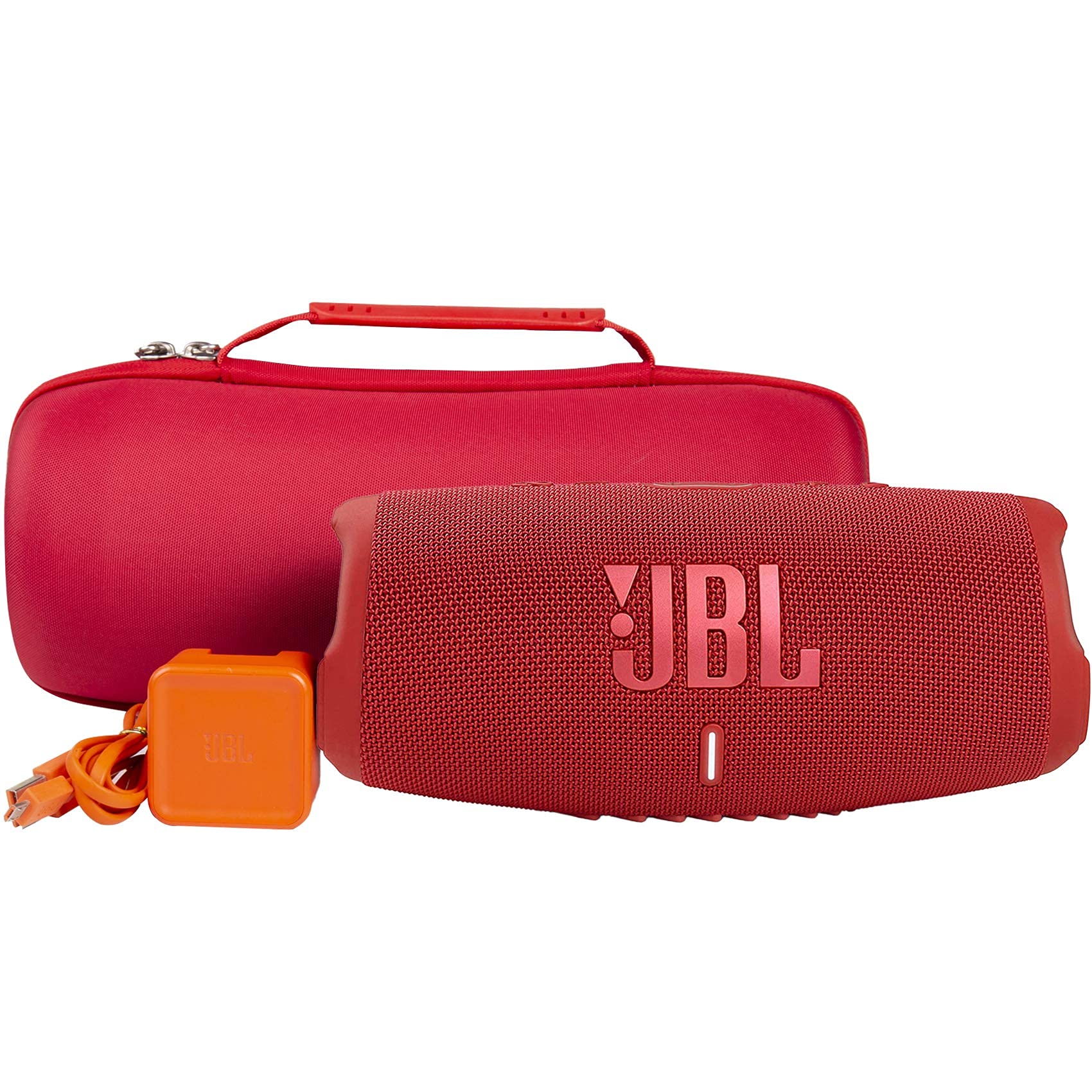 Khanka Hard and Silicone Case Replacement for JBL Charge 5 Portable Waterproof Wireless Bluetooth Speaker