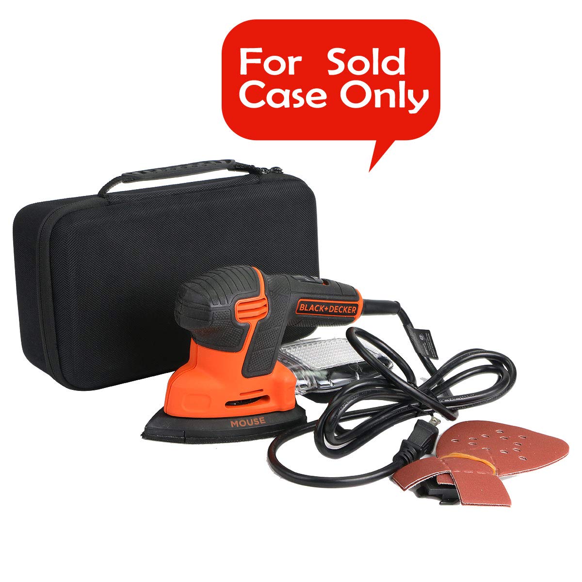 Khanka Hard Storage Case replacement for BLACK+DECKER Mouse Detail Sander (BDEMS600)