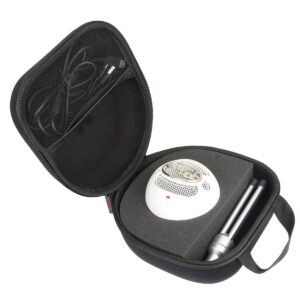 khanka hard carrying case replacement for blue snowball ice condenser microphone