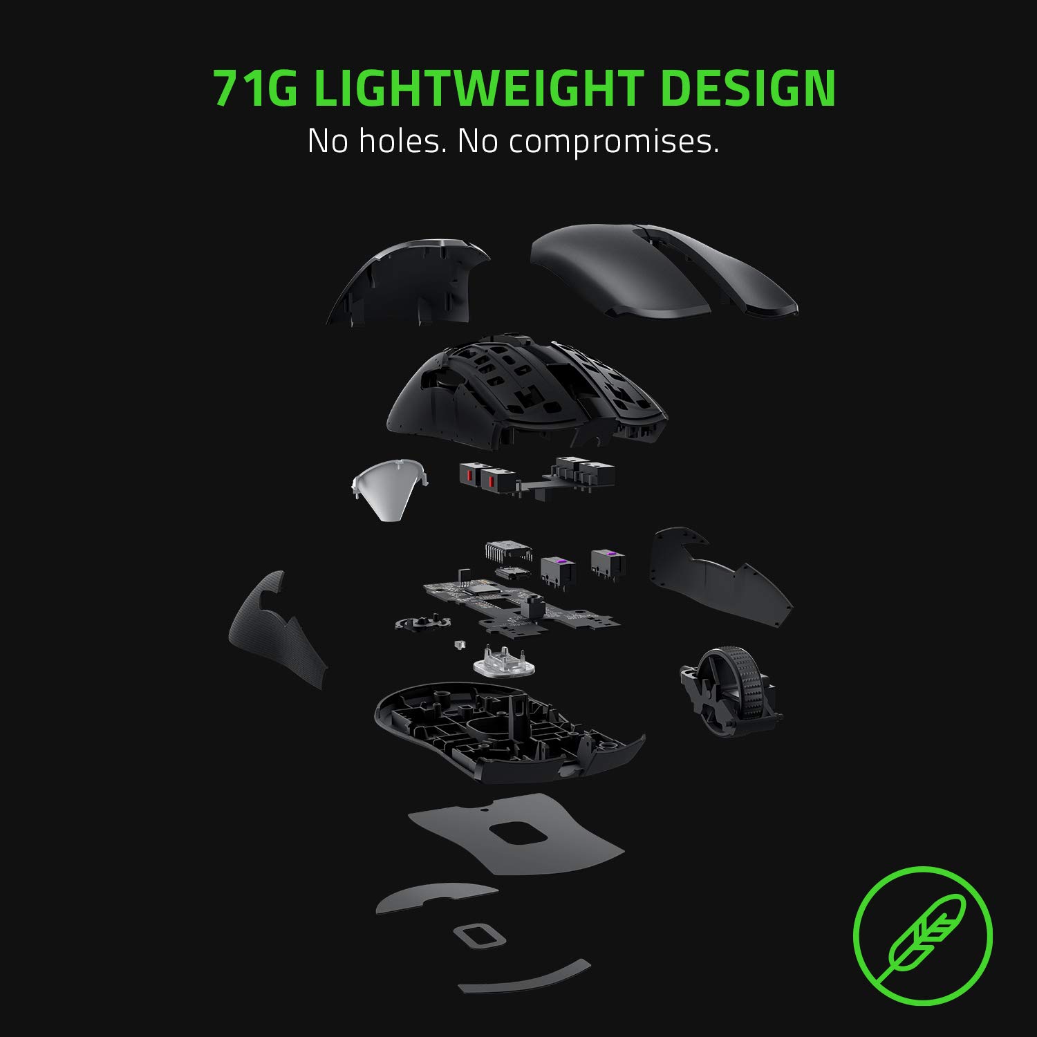 Razer Viper 8KHz Ultralight Ambidextrous Wired Gaming Mouse: Fastest Gaming Switches - 20K DPI Optical Sensor - Chroma RGB Lighting - 8 Programmable Buttons - 8000Hz HyperPolling - ESL Edition