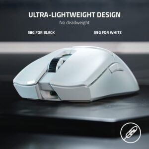 Razer Viper V2 Pro Hyperspeed Wireless Gaming Mouse - White(Renewed)