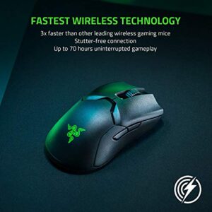 Razer Viper Ultimate Hyperspeed Lightest Wireless Gaming Mouse & RGB Charging Dock (Renewed)