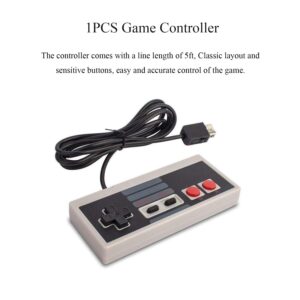 Chilartalent 1 NES Mini Classic Controller with 2 Pack 10ft Extension Cable Compatible with NES Classic Mini Edition