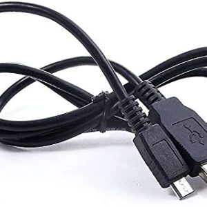 PPJ USB Data Sync Cable Power Cord Adapter for Nintendo WII U PRO Game Remote Controller