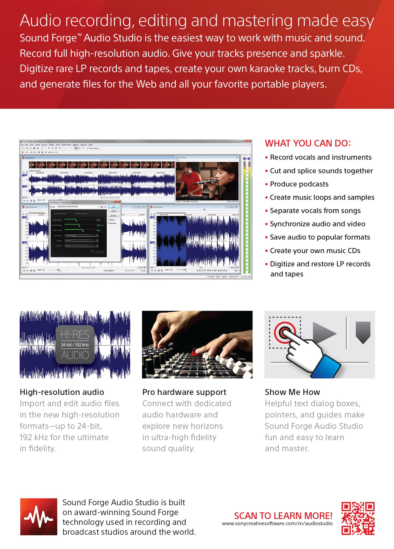 Sony Sound Forge Audio Studio 10 [Download]