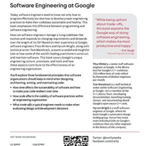 Software Engineering at Google: Lessons Learned from Programming Over Time