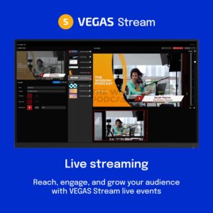 VEGAS Post 20 - Video post production for creators | video editing software | video cutting software | Video Editor | Windows 10/11 PC | 1 license