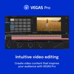 VEGAS Post 20 - Video post production for creators | video editing software | video cutting software | Video Editor | Windows 10/11 PC | 1 license