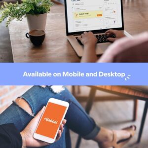 Babbel Language Learning Software - Learn to Speak Spanish, French, English, & More - All 14 Languages Included, Audio Lessons - Compatible with iOS, Android, Mac & PC (3 Month Subscription)
