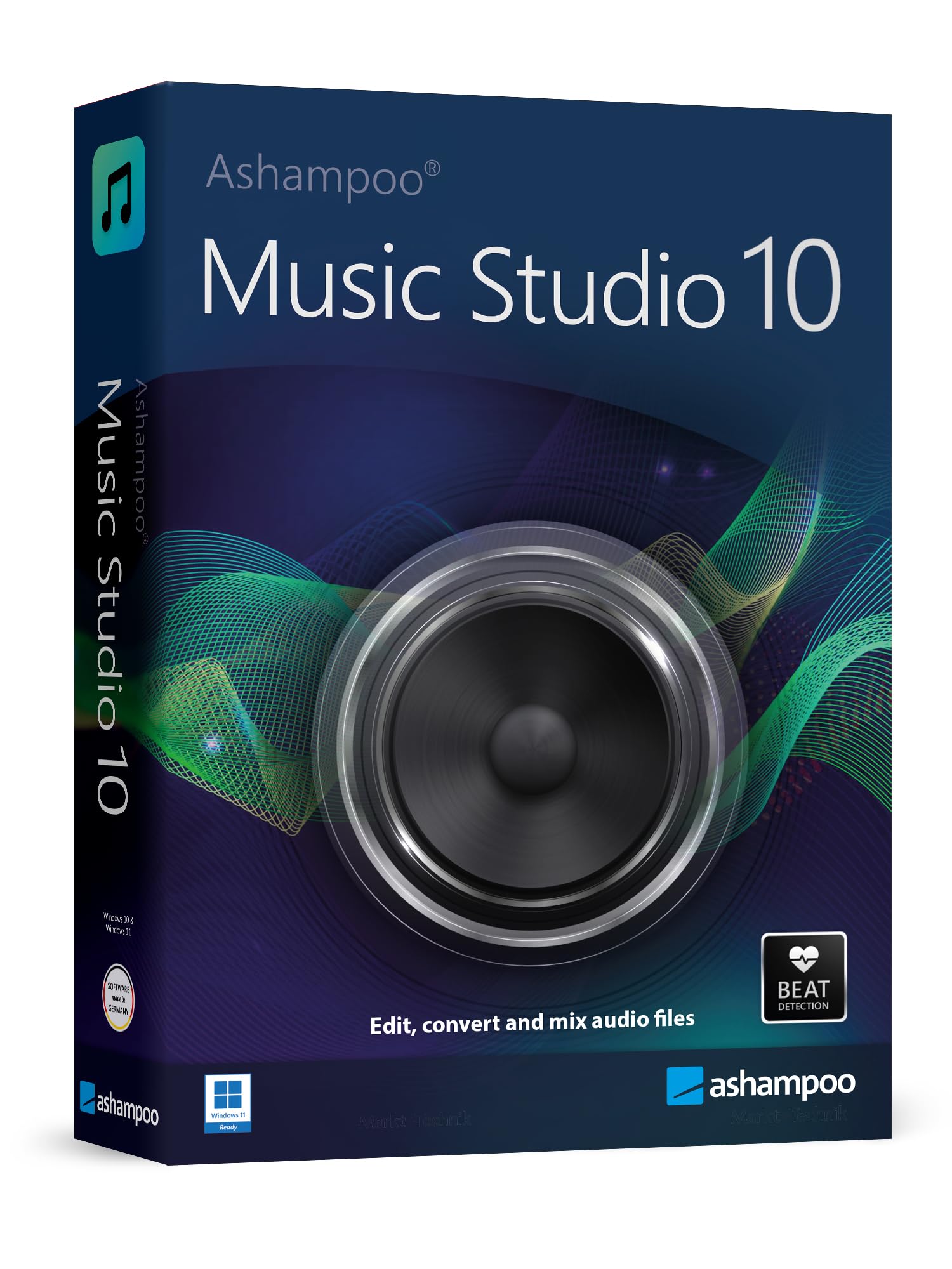 Music Studio 10 - Music software to edit, convert and mix audio files - Eight music programs in one for Windows 11, 10