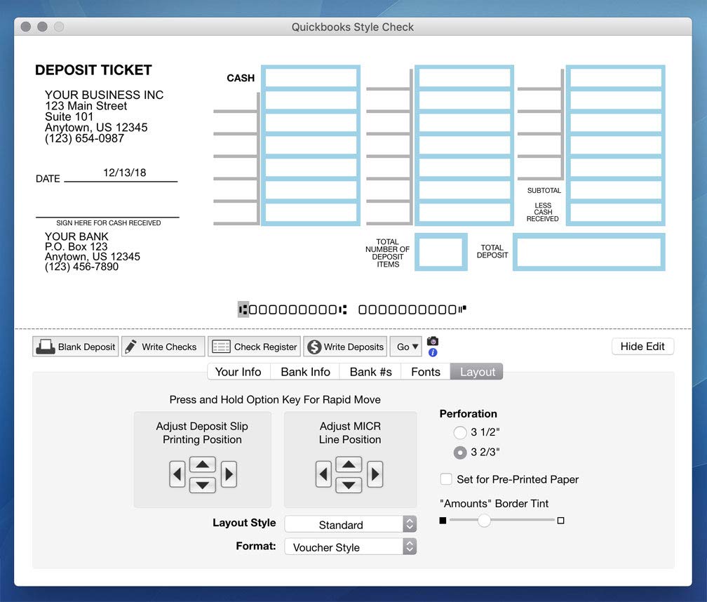 CheckBuilderPro - Windows & Mac Check Printing Software