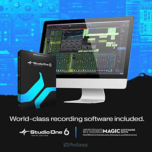 PreSonus Studio 68c 6x6, 192 kHz, USB Audio Interface with Studio One Artist and Ableton Live Lite DAW Recording Software