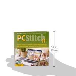 M & R Technologies Pc Pro Cross Stitch Software Version 11, Multicoloured, 19.3 x 13.71 x 3.55 cm