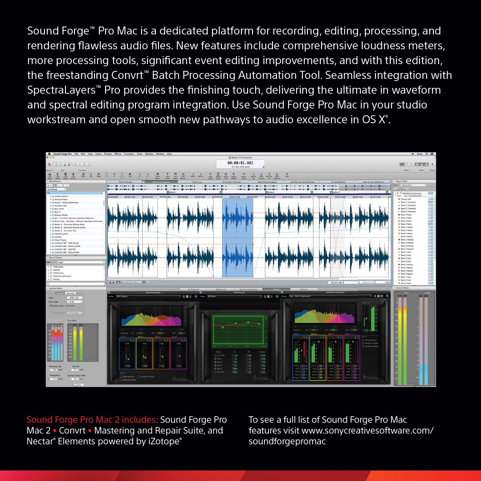 Sony Sound Forge Pro Mac 2 [Download]