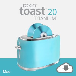 Roxio Toast 20 Titanium | CD & DVD Burner for Mac | Digital Media Management Software Suite [Mac Download]