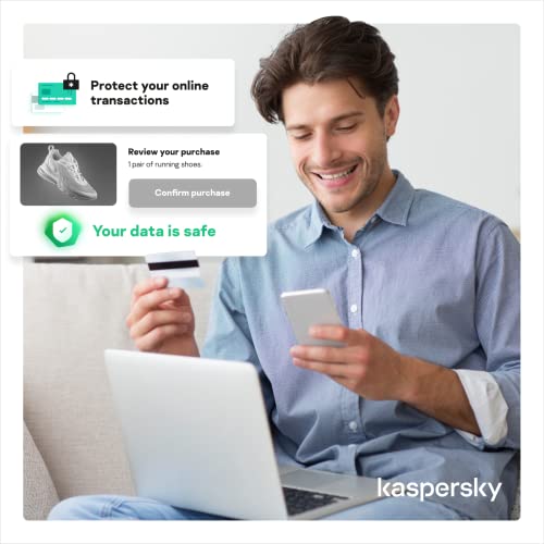 Kaspersky Standard Anti-Virus 2023 | 3 Devices | 1 Year | Advanced Security | Online Banking Protection | Performance Optimization | PC/Mac/Mobile | Online Code