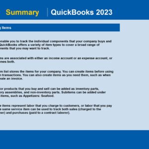 Professor Teaches QuickBooks 2023 Tutorial Set - Interactive Training for Intuit’s Quickbooks versions 2023, 2022 and 2021, Accounting Fundamentals and Business planning