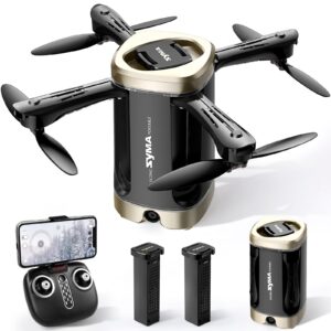 mini drone with camera for kids adults, syma 1080p fpv camera drone foldable quadcopter with altitude hold, headless mode, one key start, 24 mins flight time, gifts for boys girls