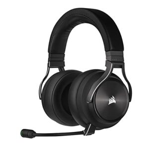 corsair virtuoso rgb wireless xt high-fidelity gaming headset with bluetooth and spatial audio - works with mac, pc, ps5, ps4, xbox series x/s - slate (renewed)