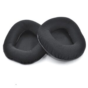 Void RGB Ear pads defean Replacement Ear Cushion Cover Compatible with Corsair Void RGB Elite USB Premium Gaming Headset，High-Density Noise Cancelling Foam (Black Fabric)