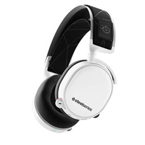 steelseries arctis 7 - lossless wireless gaming headset with dts headphone: x v2.0 surround - for pc and playstation 4 - white