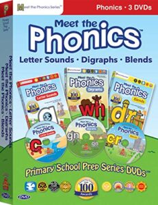 meet the phonics - 3 dvd boxed set (meet the letter sounds, meet the digraphs & meet the blends)