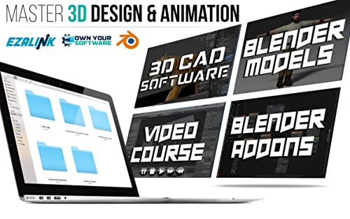 Ezalink 3D CAD Software for Design, Animation, Modeling, Viewer, Rendering with Pro Addons for Windows PC and Mac