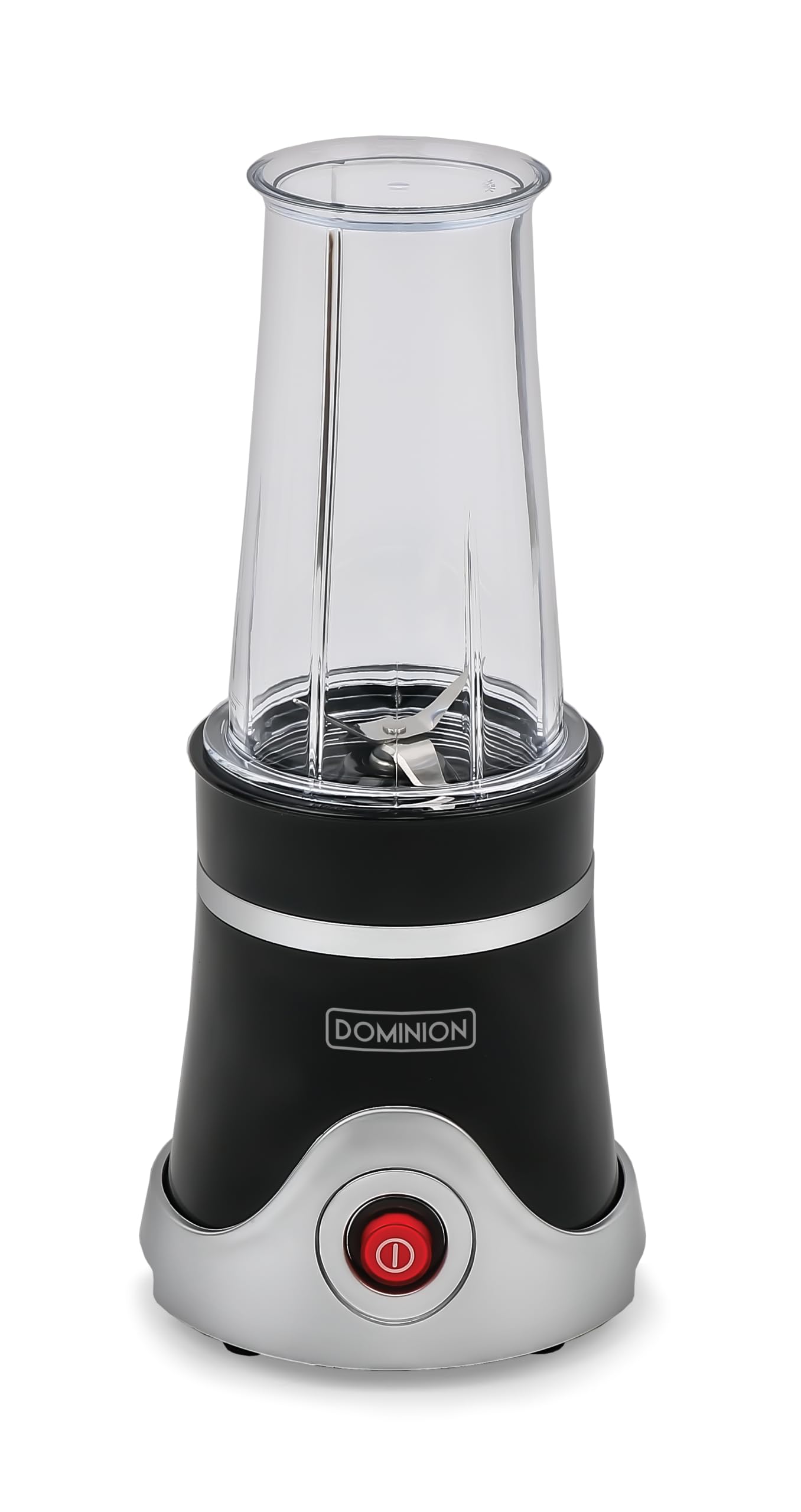 Dominion BlendMax™ Personal Blender for Shakes and Smoothies with 350mL Travel Cup and Lid, Juices, Heavy-Duty Portable Blender & Food Processor, Black