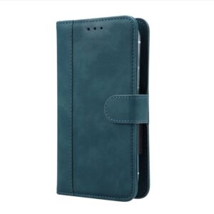 Ranyi for IRIS Connect Case, IRIS Connect Phone Case, Universal Leather Wallet Case with Credit Card Holder Movable Clip Magnetic Flip Wallet Case for Consumer Cellular IRIS Connect 6.5" 2023 -blue